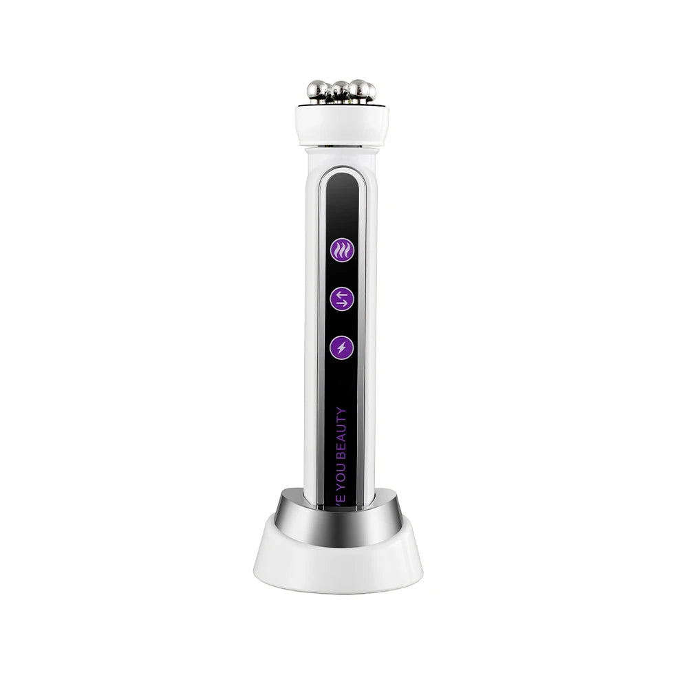 RF Facial Massage Roller EMS Face Lifting Machine Microcurrent Skin Tightening Face V-Line Beauty Device Eye Roller Skin Care