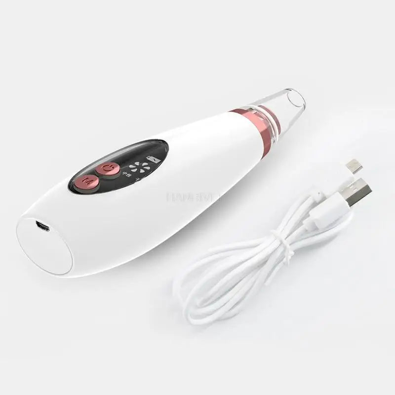 USB Charging Face Pore Vacuum Blackhead & Acne Remover Deep Cleansing Skin Care Tool with Black Dot Cleaner for Pimple Removal