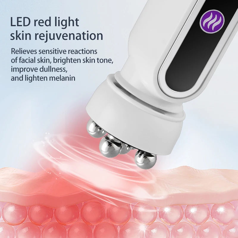 RF Facial Massage Roller EMS Face Lifting Machine Microcurrent Skin Tightening Face V-Line Beauty Device Eye Roller Skin Care